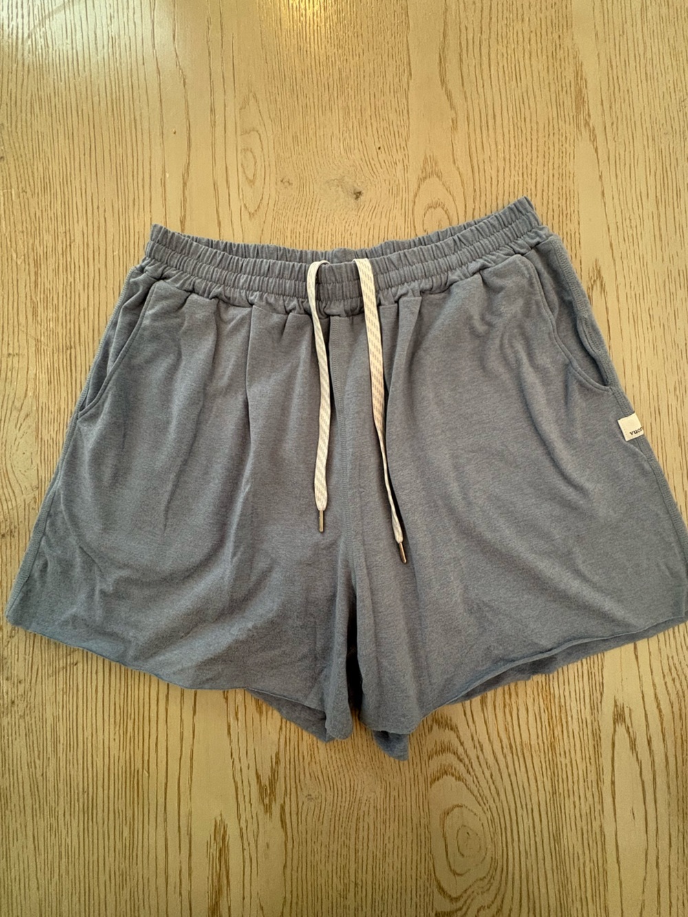Vuori Women's Gray Athletic Drawstring Shorts